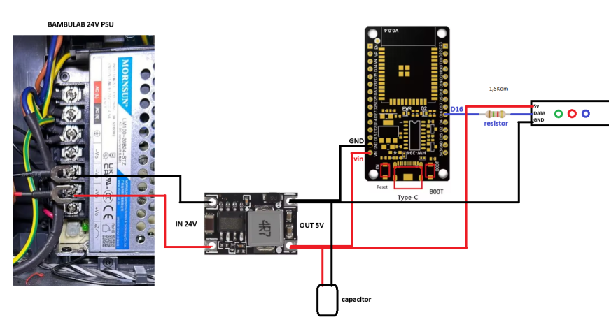 Klipper LED State: Стильная светодиодная панель статуса для вашего 3D-принтера. Klipper LED State: Стильная светодиодная панель статуса для вашего 3D-принтера.
