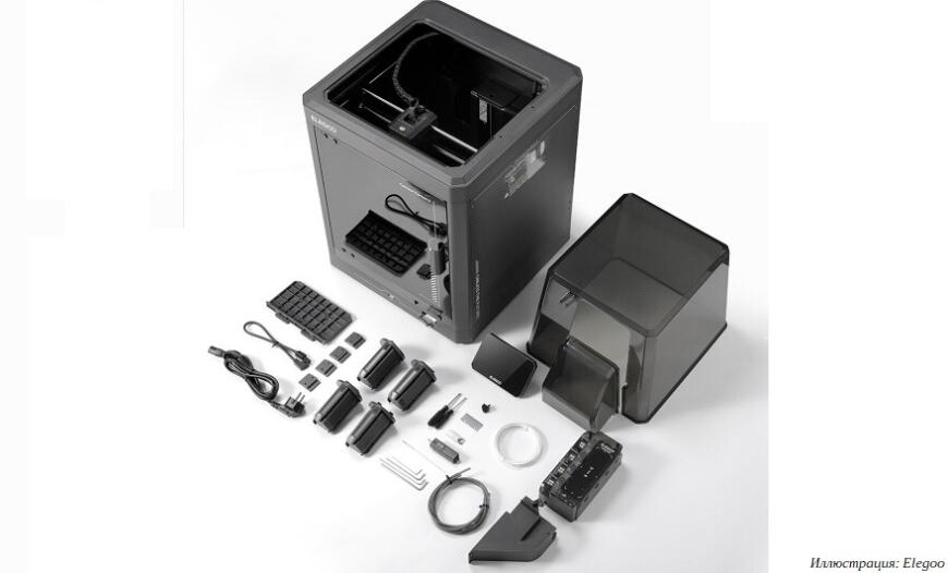 Компания Elegoo выпустила бюджетный 3D-принтер Centauri Carbon 2 Combo Компания Elegoo выпустила бюджетный 3D-принтер Centauri Carbon 2 Combo