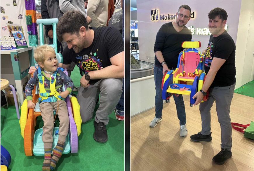 MakeGood представила недорогое напечатанное мобильное кресло для детей и опубликовала проект с открытым исходным кодом на MakerWorld MakeGood представила недорогое напечатанное мобильное кресло для детей и опубликовала проект с открытым исходным кодом на MakerWorld