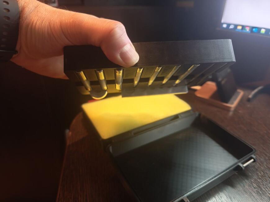 Ложемент под набор для установки заклёпок. Проектирование и результат. Ложемент под набор для установки заклёпок. Проектирование и результат.