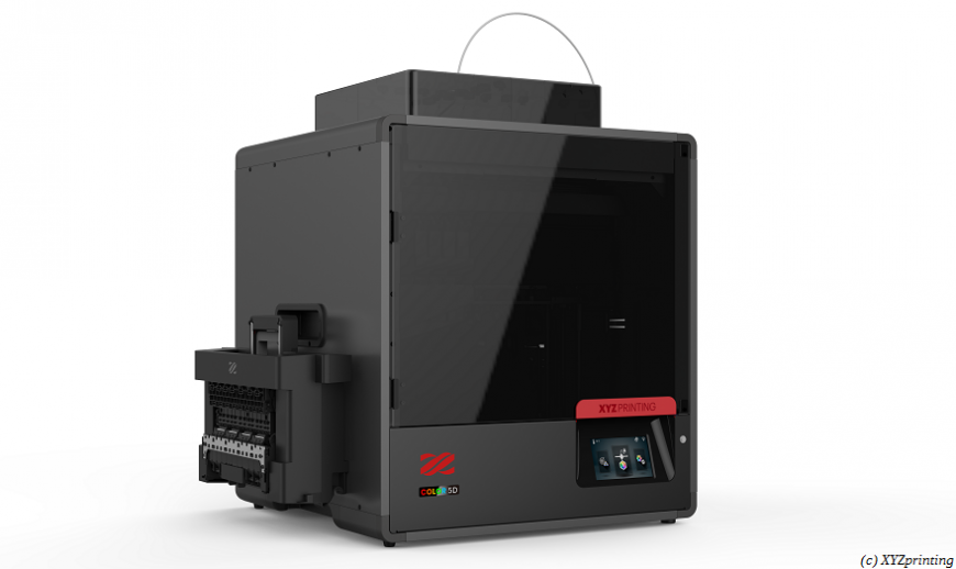 Компания XYZprinting анонсировала цветной 3D-принтер и гравер da Vinci Color 5D