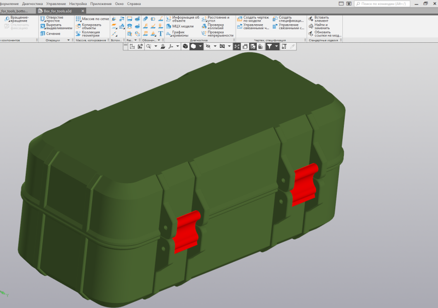 Параметрический  Rugger Box (почти) в Компас-3D