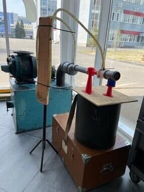 Макет рестриктора из пластика для гоночного болида