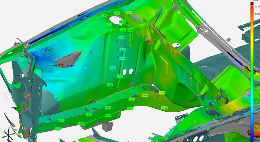 3D-сканер EinScan Pro 2X в автомобильной реставрации