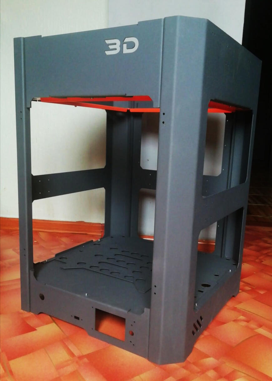 Кит набор для сборки 3Д принтера B&R 2525 plus с областью печати 250х250х300мм, что изменилось.