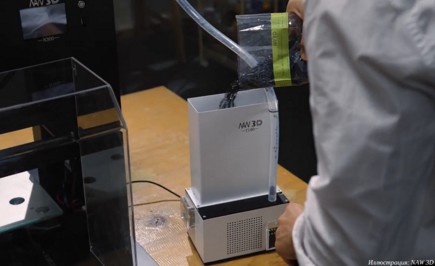NAW 3D: настольный 3D-принтер для печати гранулятами