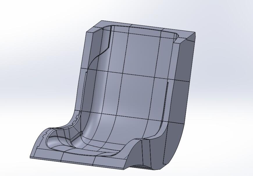 Пластиковая мастер-модель для карбонового сиденья