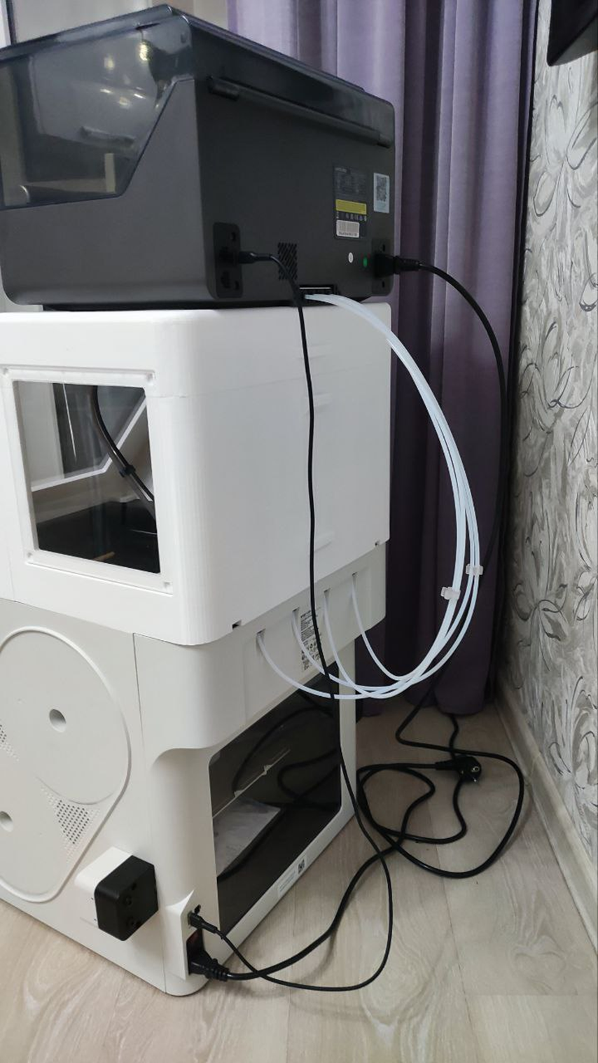 Snapmaker U1 - подключаем Anycubic ACE Pro в качестве системы хранения, подачи и сушки.