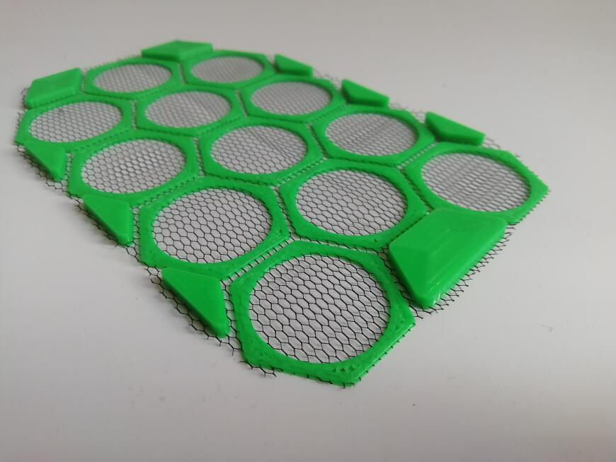 3D печать на сетчатой ткани