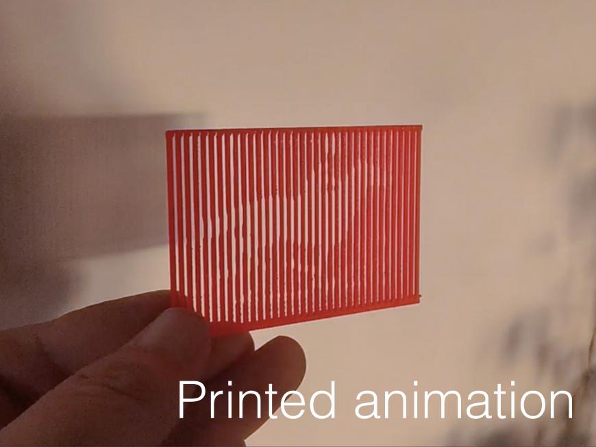 Тест 3D печатной анимации