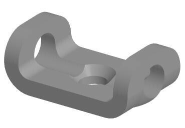 Простой держатель для гофры