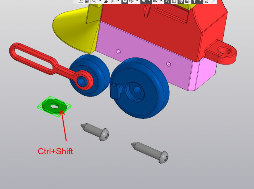 КОМПАС-3D v18 Home. Основы 3D-проектирования. Часть 16.5 Создание игрушечного паровоза. Сборка паровоза