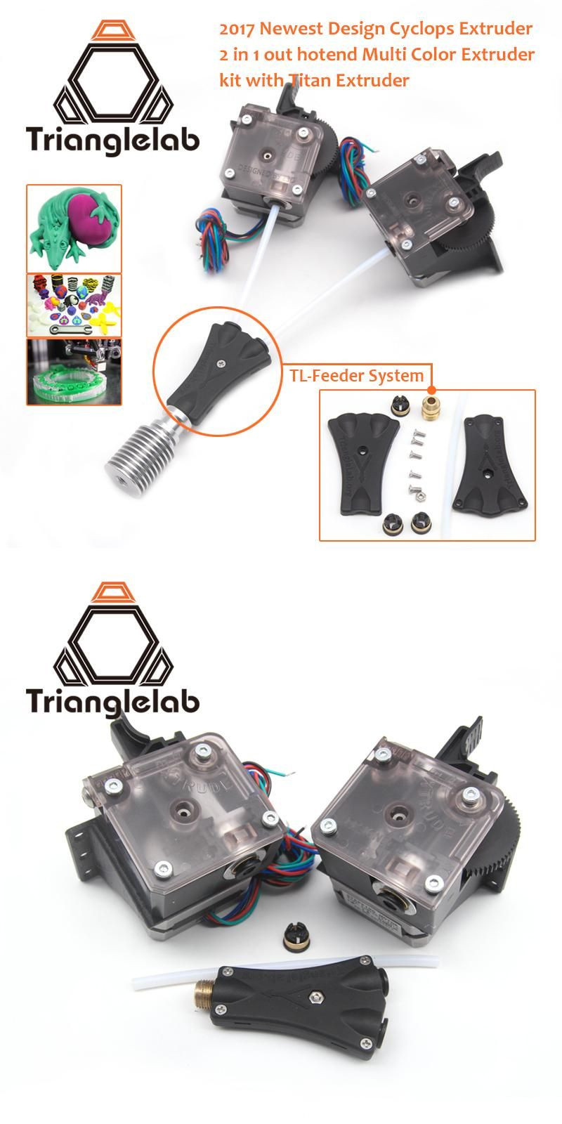 Цветная печать dual extruder