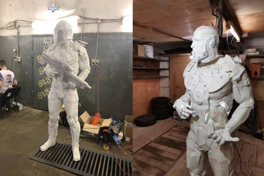 3Д печать на заказ военного робота