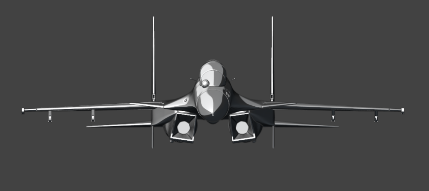 Новый подопытный, создаём качественную модель для печати СУ-30см (для профи)