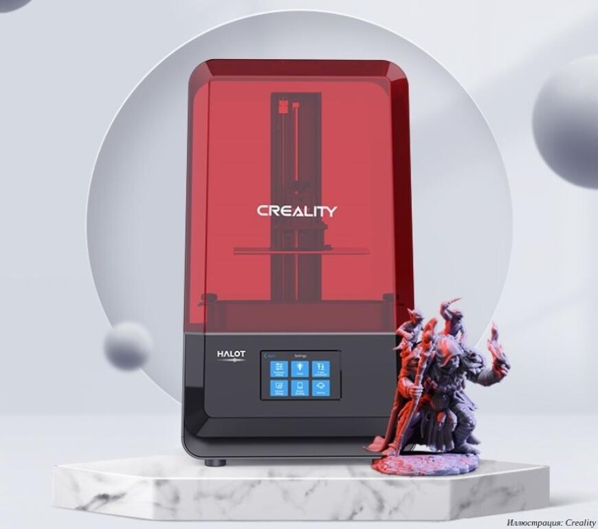 Creality анонсировала MSLA 3D-принтер HALOT-LITE
