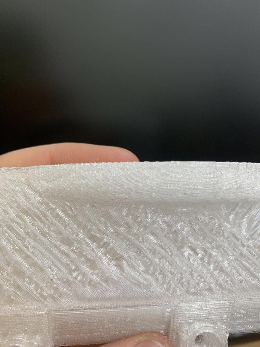 Бугры на крышке при печати PLA PETG