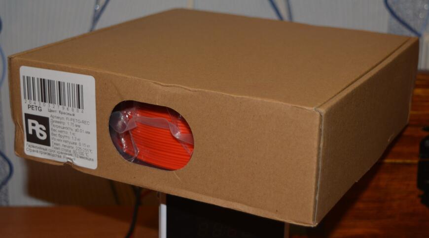 Обзор пластика PETG красный от RSCrossbridge