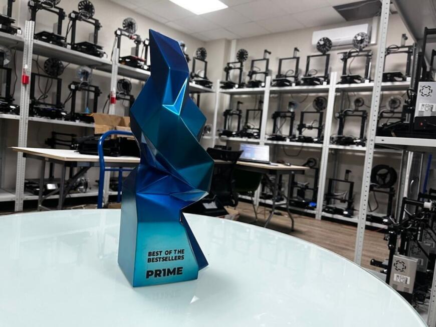 3D печать кубка для награды Prime