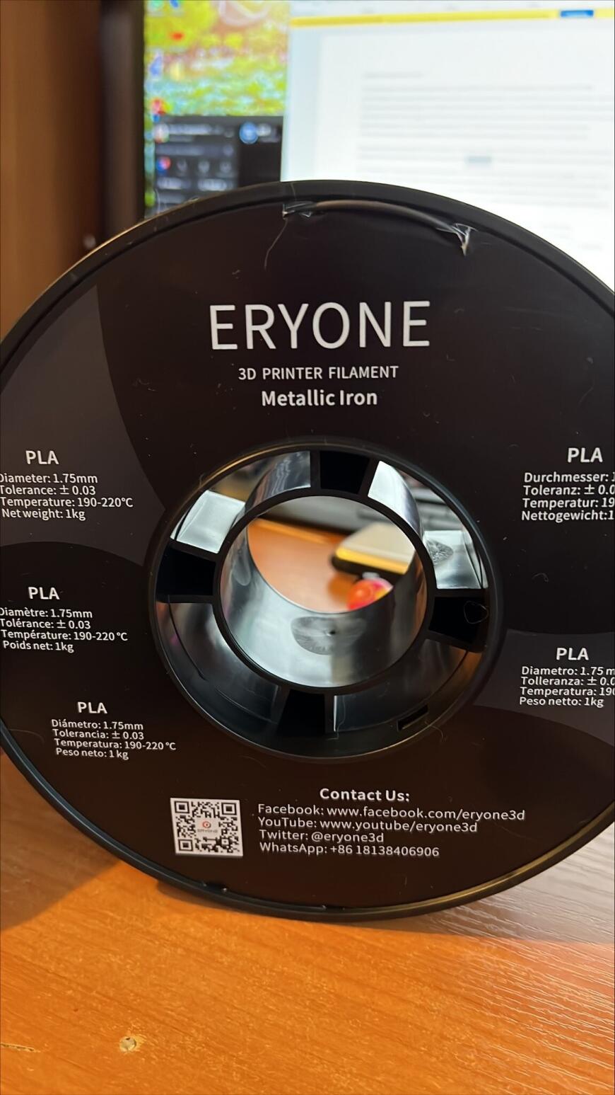 тестирование пластика серии Metal от Eryone