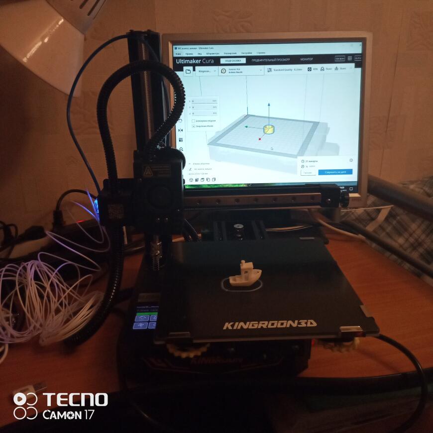 Кораблик на Kingroon KP3S Pro