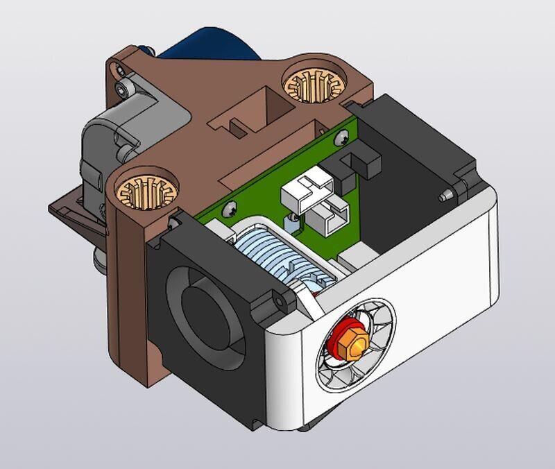 Новая печатающая голова с direct-extruder для Flying Bear Ghost 4S