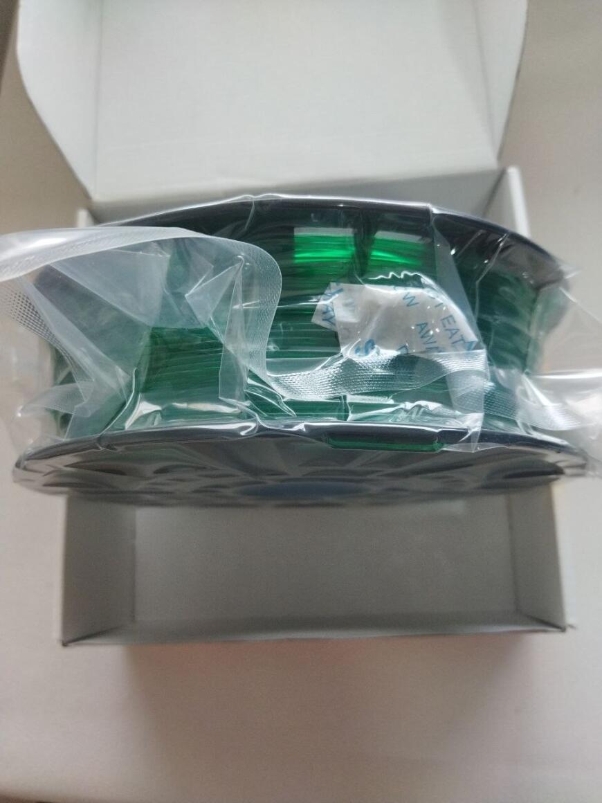 Печальный зеленый полупрозрачный PETG+ от LIDER 3D (акция 