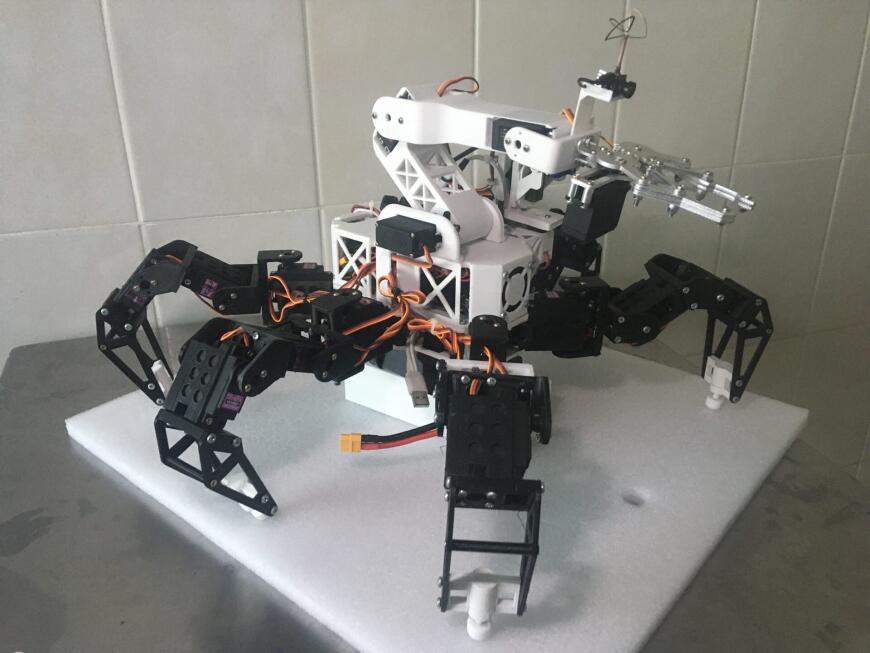 HEXAPOD или робот-паук, как способ автоматизации строительных работ.