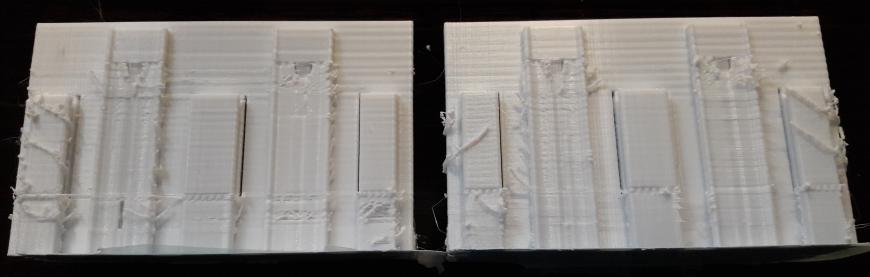 Недоэкструзия в одной точке