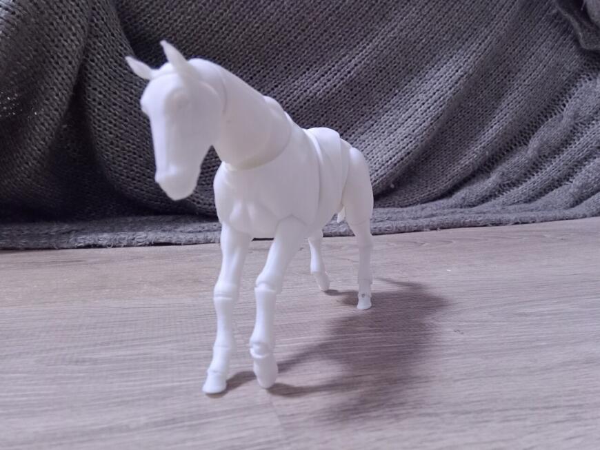 Печать и сборка шарнирной лошади (bjd БЖД)