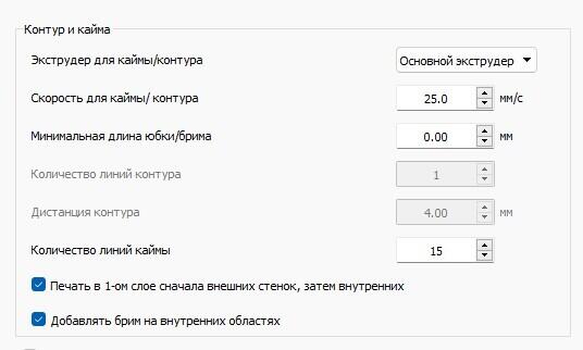 Кайма (юбка) первый слой