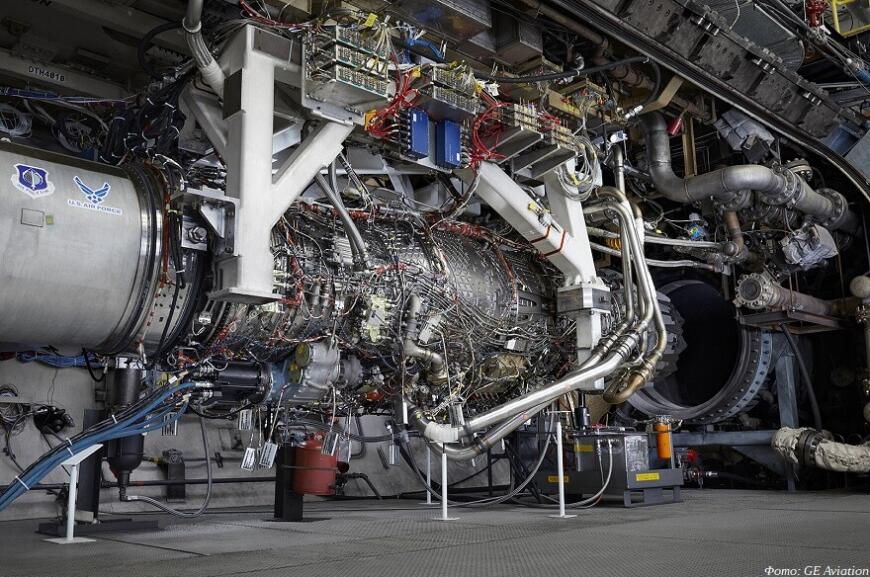GE испытала трехконтурный реактивный двигатель с 3D-печатными компонентами