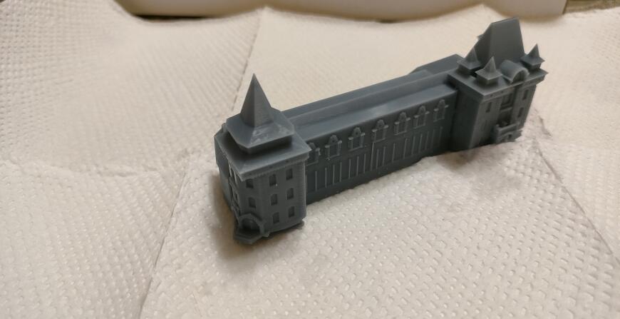 Моделирование и печать макета замка