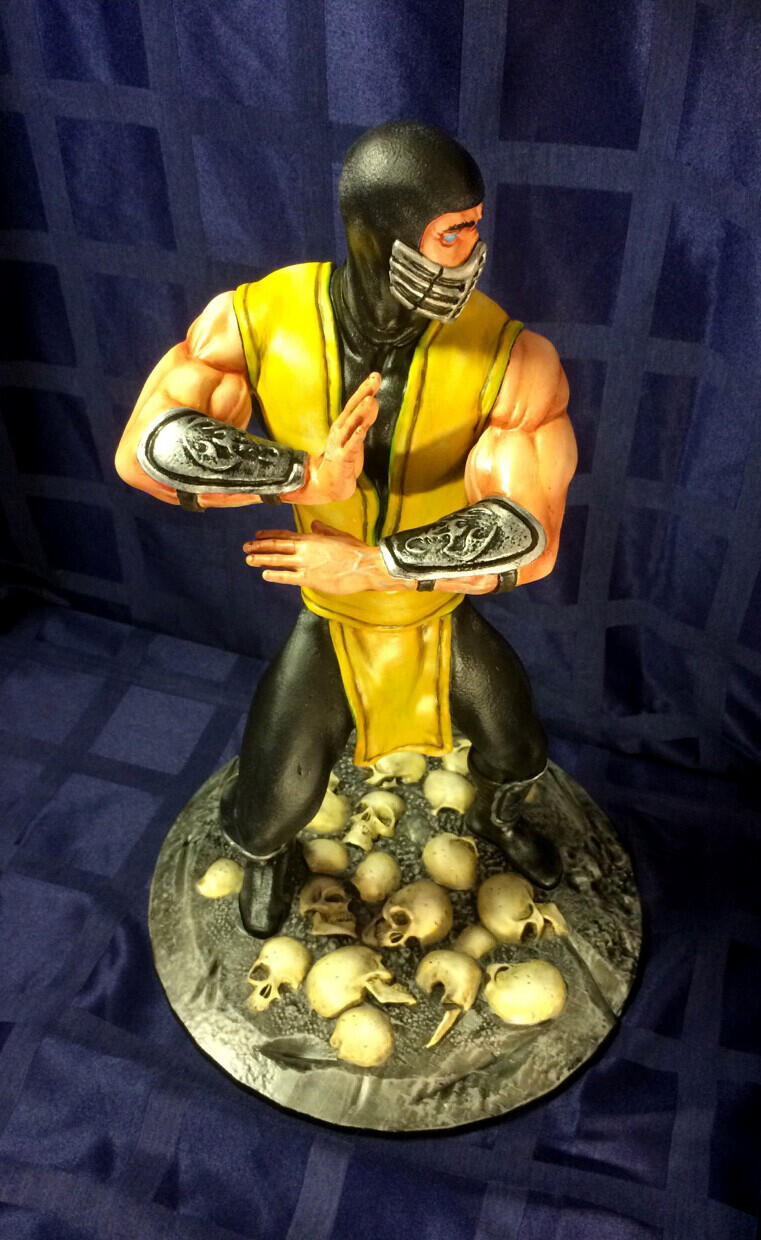 Scorpion 1995 mortal kombat for 3d print STL