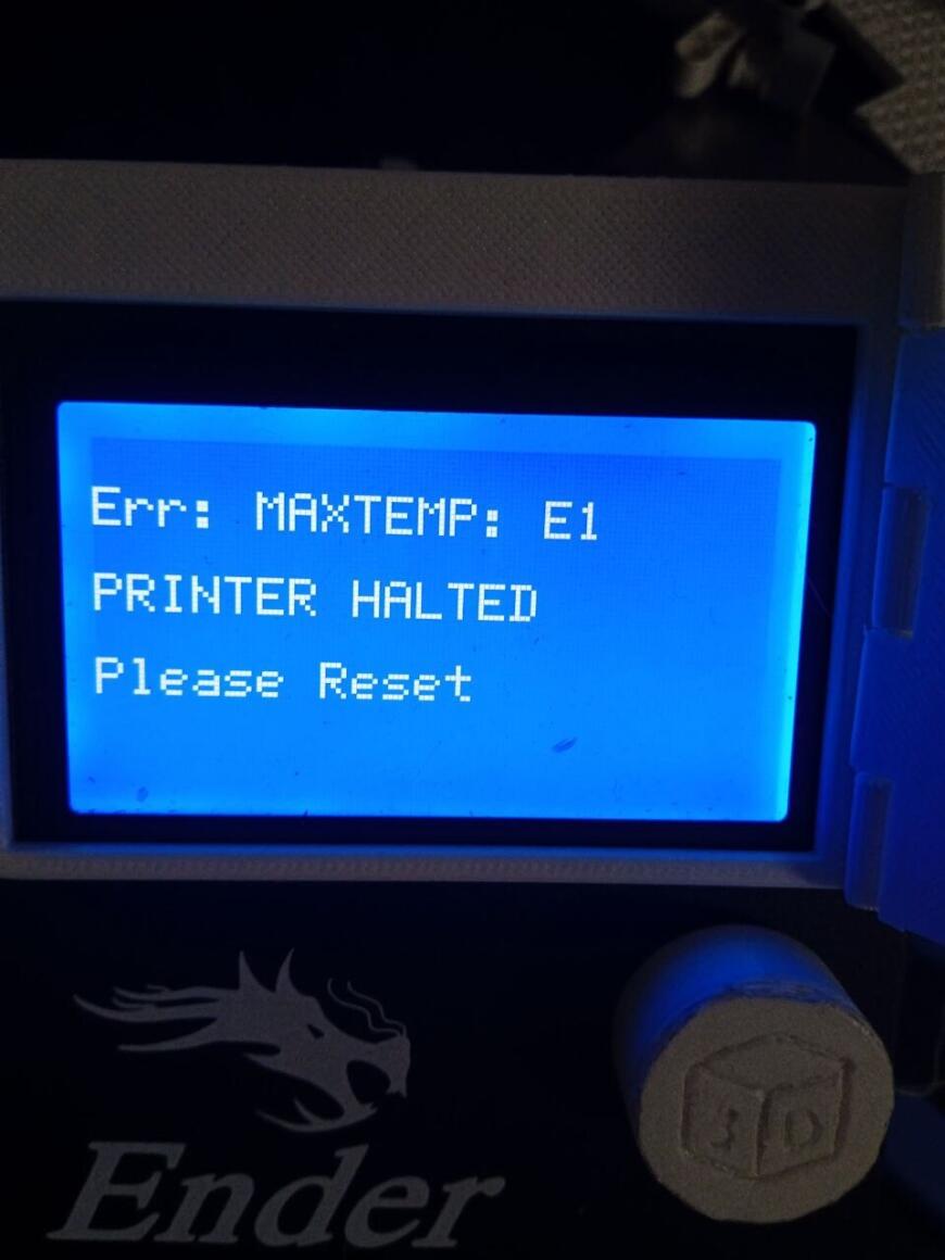 Принтер выдает ошибку