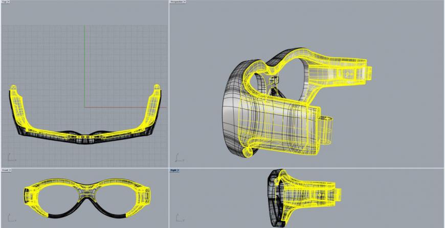 3D-моделирование оправы очков