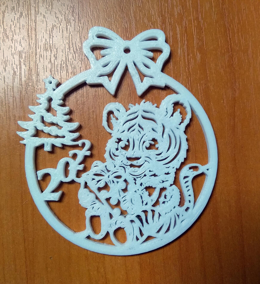 Новогодний тигрёнок 2022