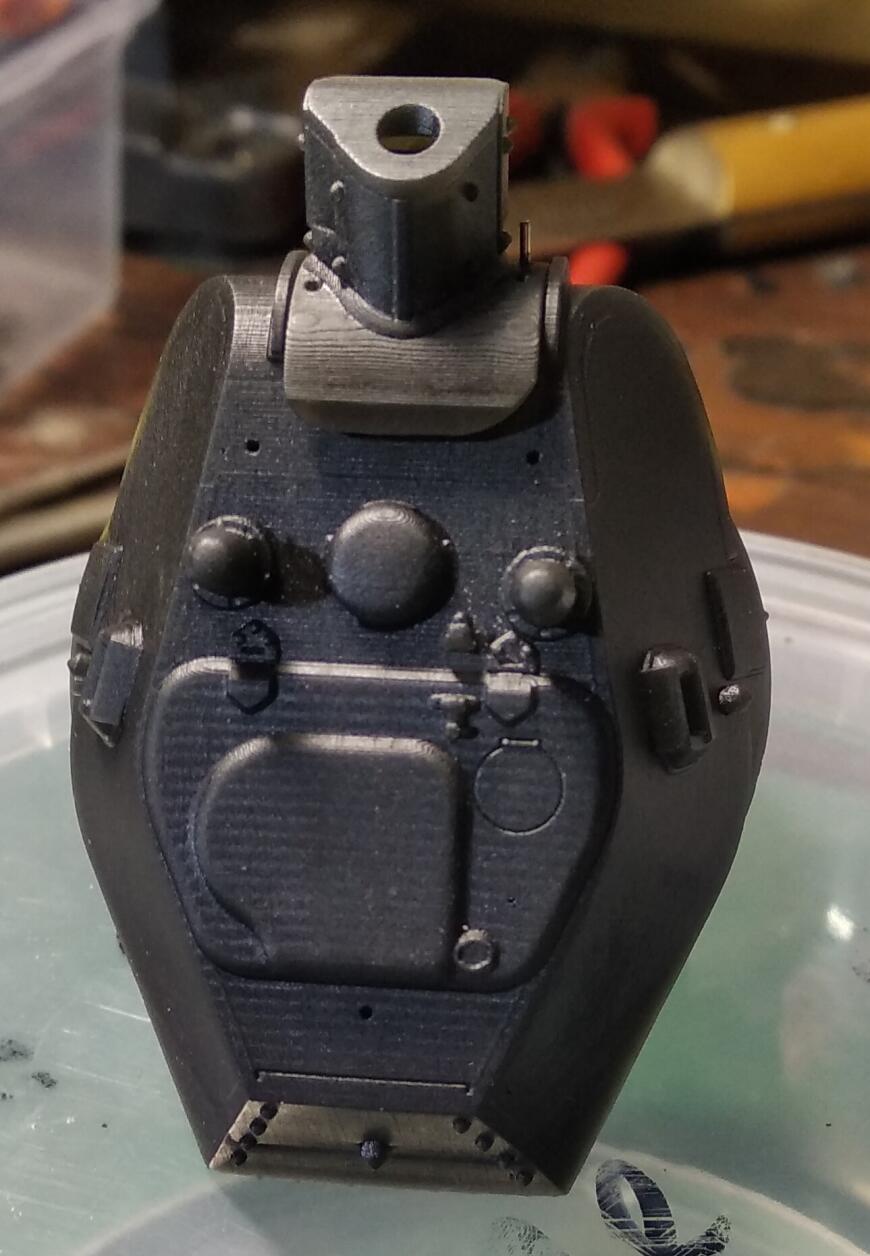 Последняя серийная модификация сварной башни танка Т-34 разработанная на заводе № 183.