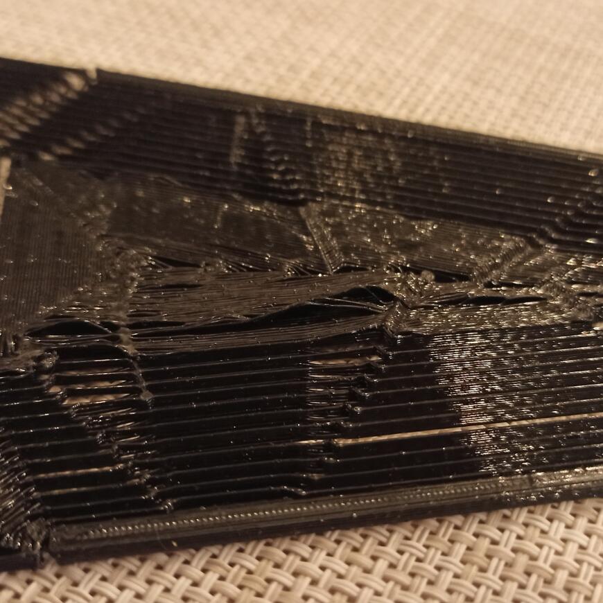 Проблема с прилепанием к поддержке