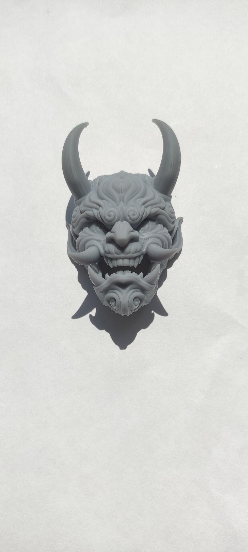 Японская маска из фотополимера. Японская маска из фотополимера.