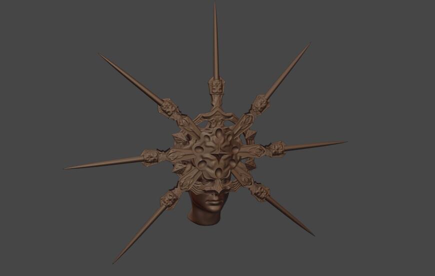 Маска-шлем Гвиндолин из Dark Souls Маска-шлем Гвиндолин из Dark Souls