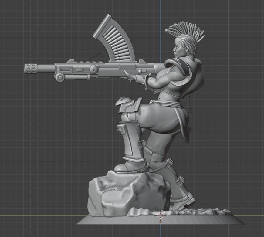 Амазонка командир для моего проекта Hammer of Doom
