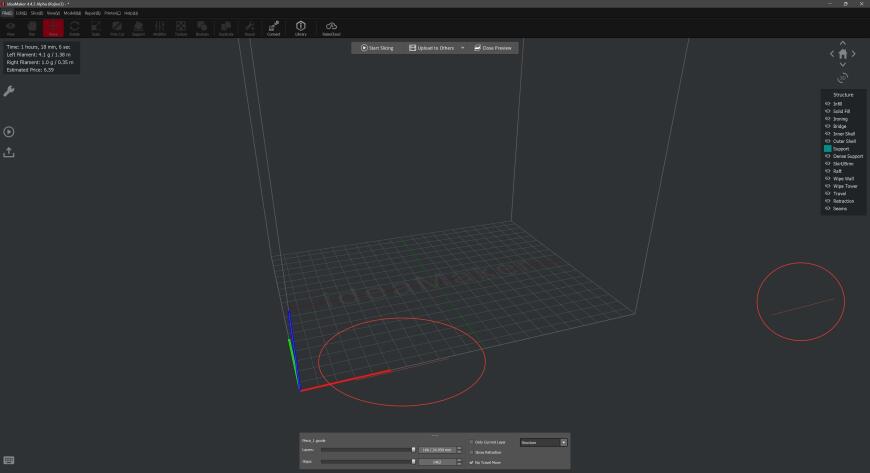 ideaMaker и настройка в два экструдера ideaMaker и настройка в два экструдера