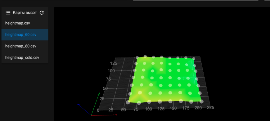 Карты высот в DWC, BLTouch и другие впечатления об апгрейде платы Flashforge Creator Pro
