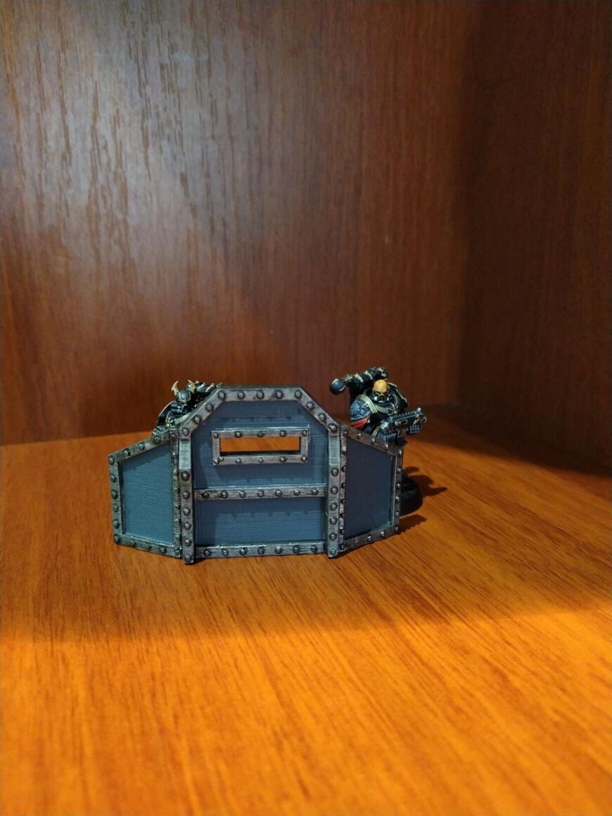 Первая печать моделей террейна для настольной игры.