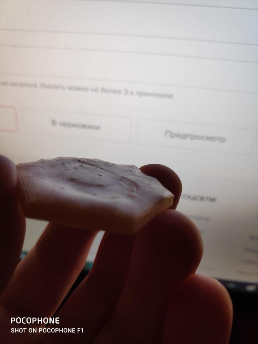 Photon плохо печатает плоскую поверхность.