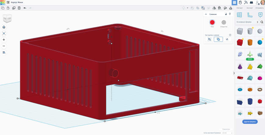 Mini ITX корпус для компьютера с Low proffile видеокартой и внешним питанием.