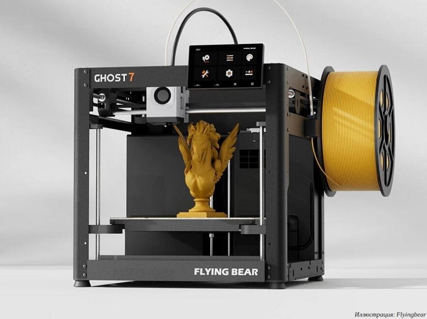 Новые 3D-принтеры Flyingbear Ghost 7 оснащаются системами автоматической смены филаментов и столиков Новые 3D-принтеры Flyingbear Ghost 7 оснащаются системами автоматической смены филаментов и столиков