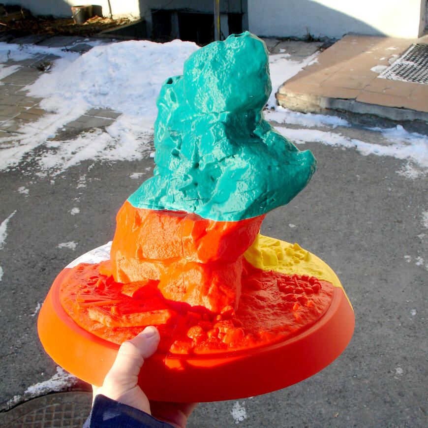 Основание диорамы.