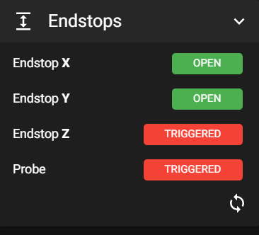 Endstop z still triggered after retract Voron Tap